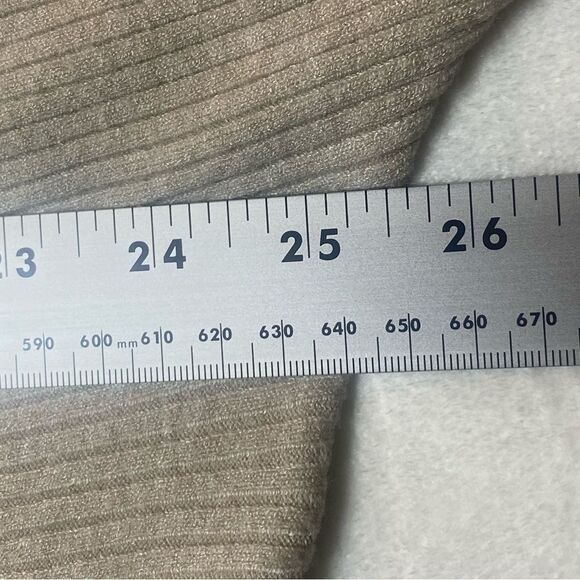 LIV Milano New W/Tags Knit Sweater Heather Oatmeal Color Size XL - Picture 10 of 12